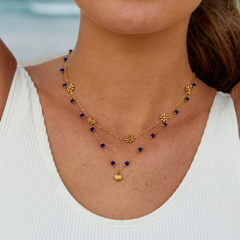 Collier en Or 18K Flower Power