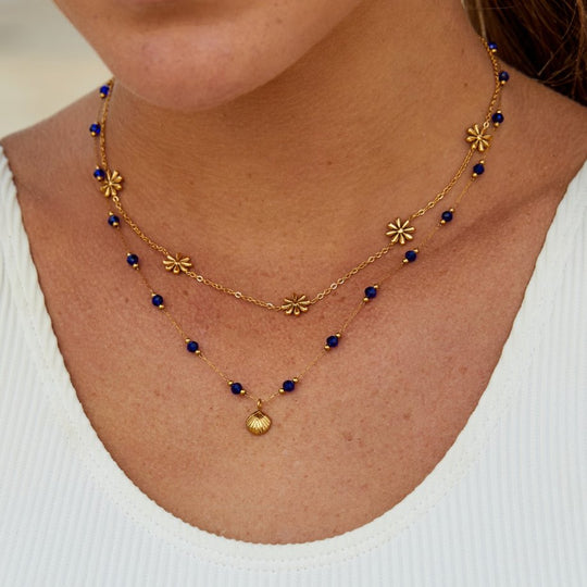 Collier en Or 18K Flower Power