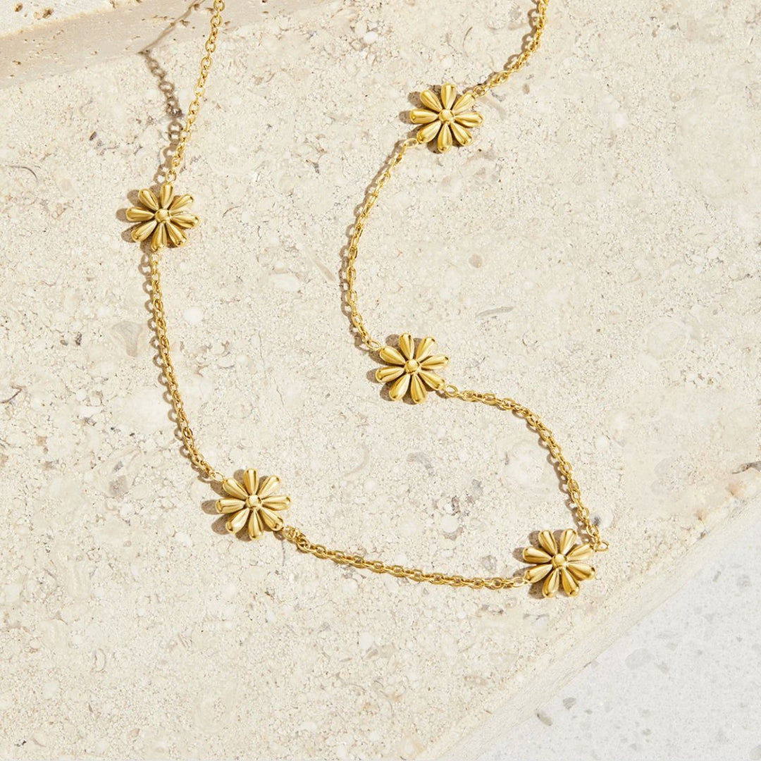 Collier en Or 18K Flower Power