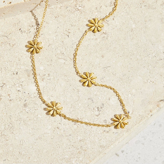 Collier en Or 18K Flower Power