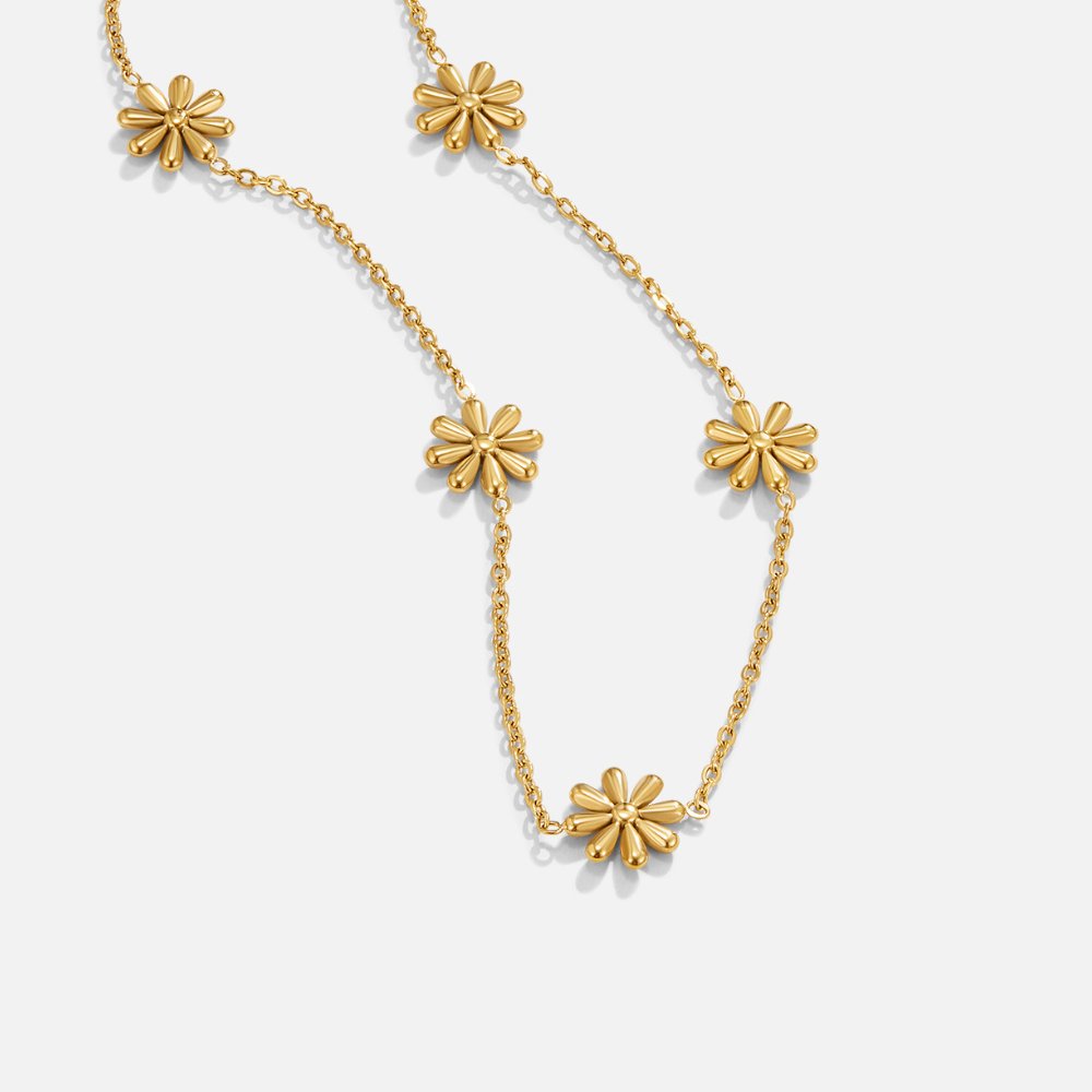 Collier en Or 18K Flower Power