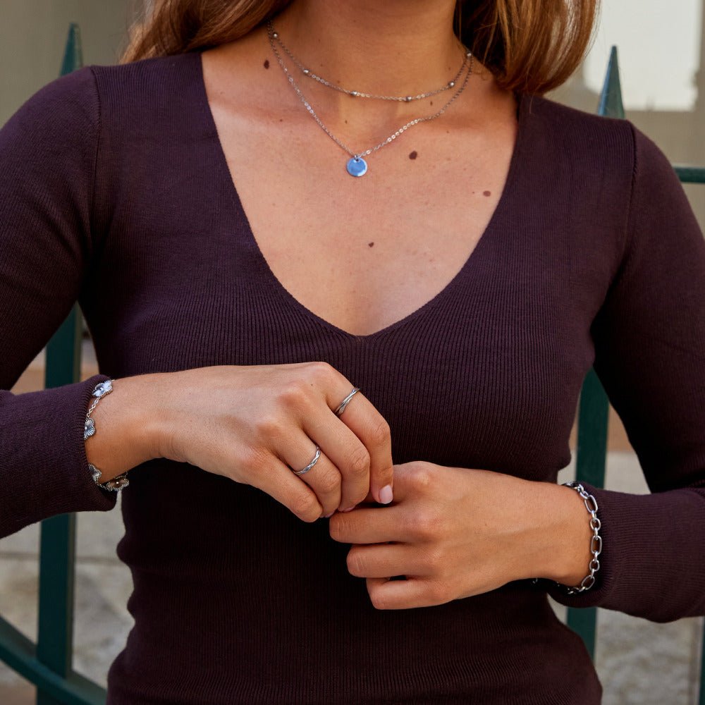 Bague en Argent Éternellement Entrelacée