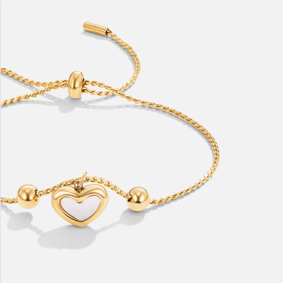 Bracelet Cœur d'Amour Éternel