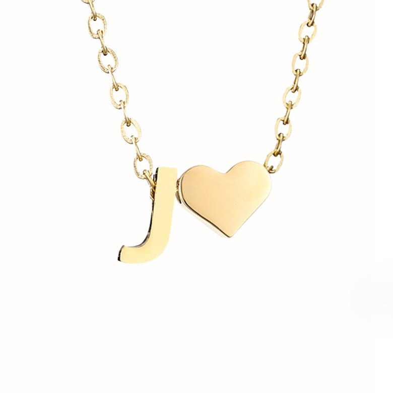 Collier en Or "Amour Éternel" et Lettre