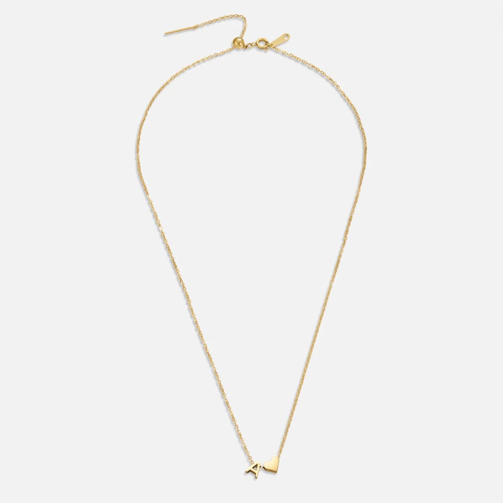 Collier en Or "Amour Éternel" et Lettre