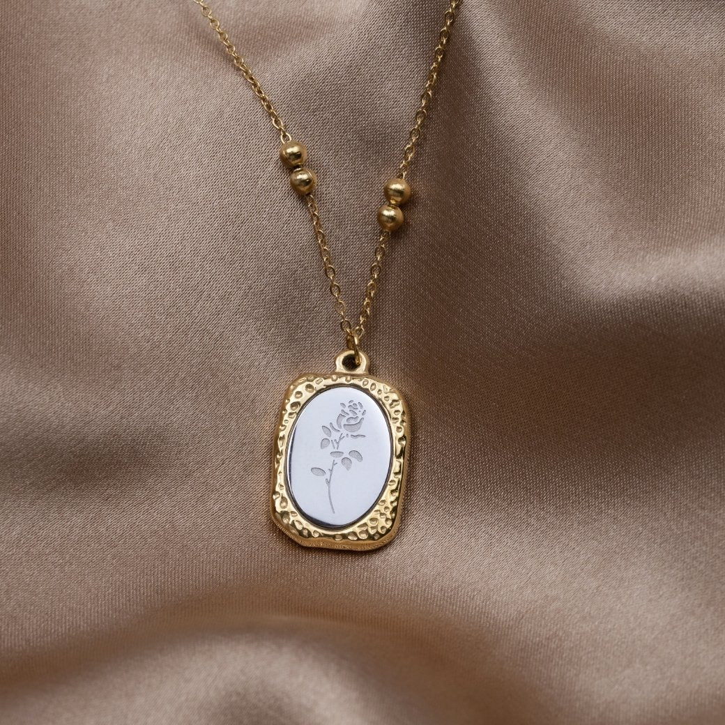 Collier 'Amour Fragile' en Rose
