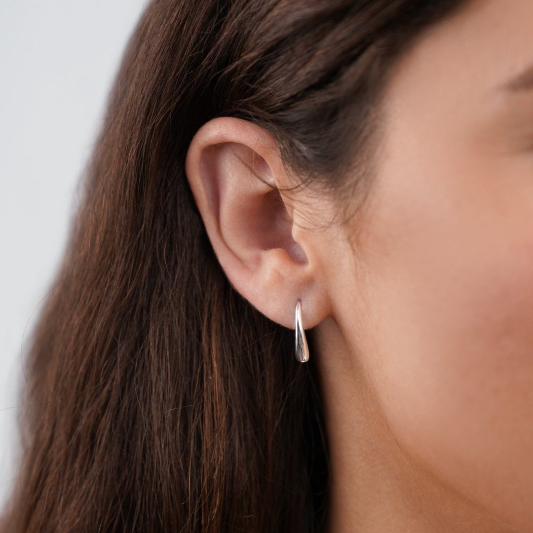 Boucles d'Oreilles Argent Goutte d'Eau Francesca