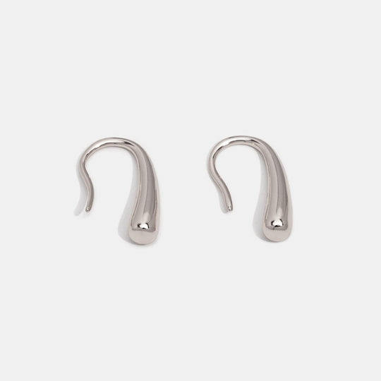 Boucles d'Oreilles Argent Goutte d'Eau Francesca
