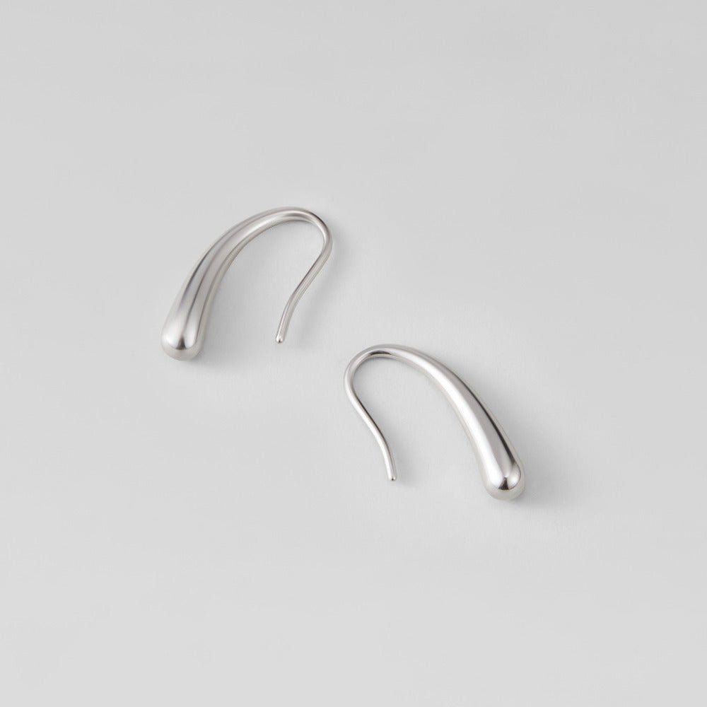 Boucles d'Oreilles Argent Goutte d'Eau Francesca