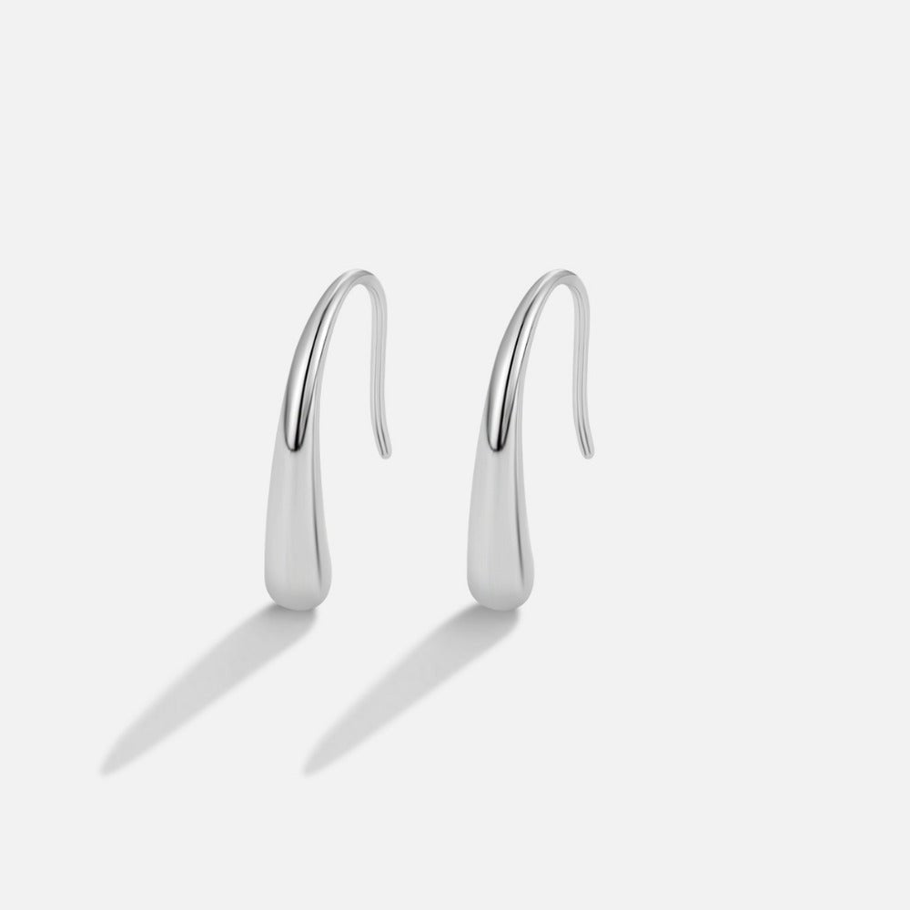 Boucles d'Oreilles Argent Goutte d'Eau Francesca