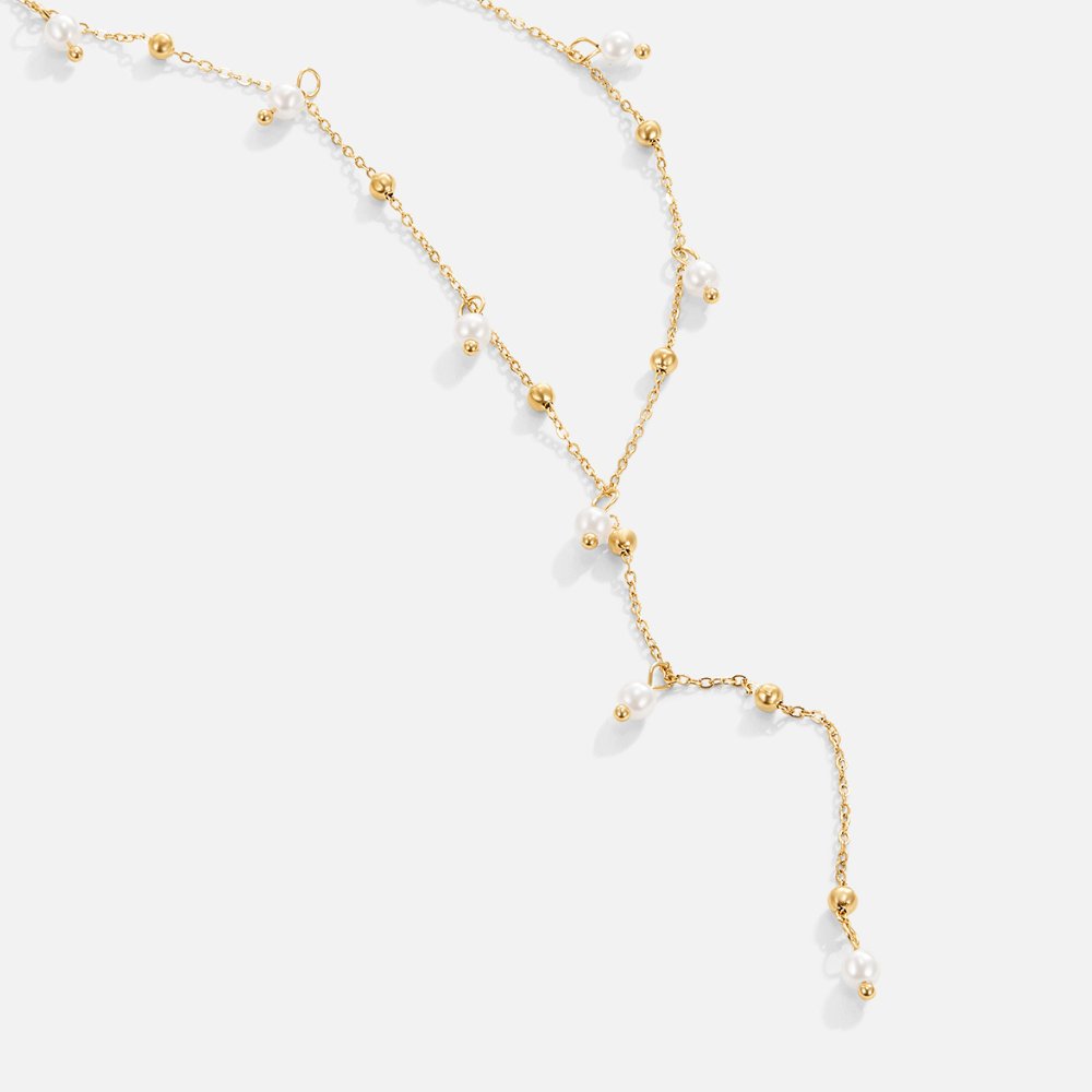 Collier Lariat en Perles
