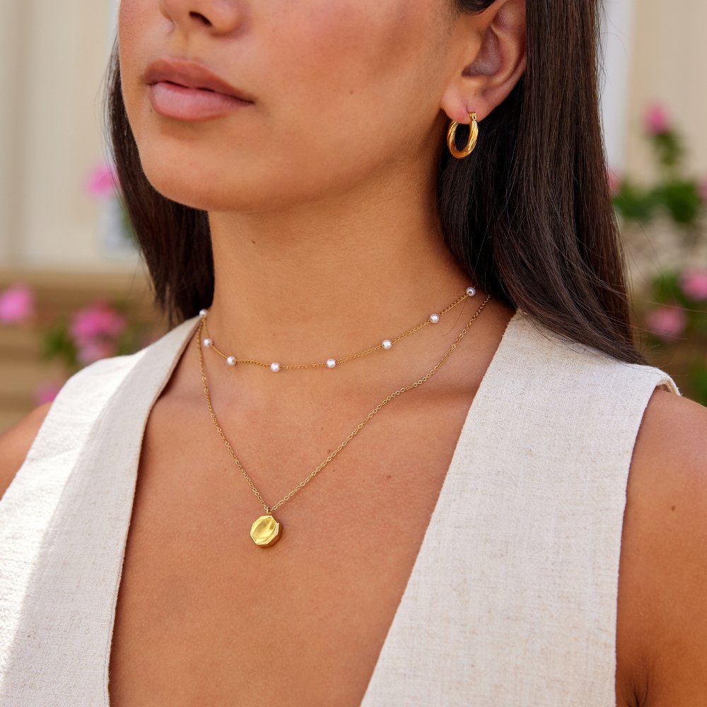 Collier Pendentif Géométrique