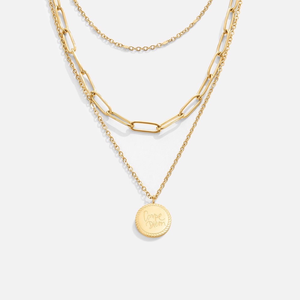 Collier superposé Geya Coin