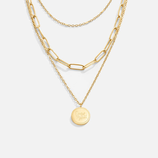 Collier superposé Geya Coin