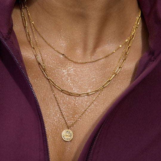 Collier superposé Geya Coin
