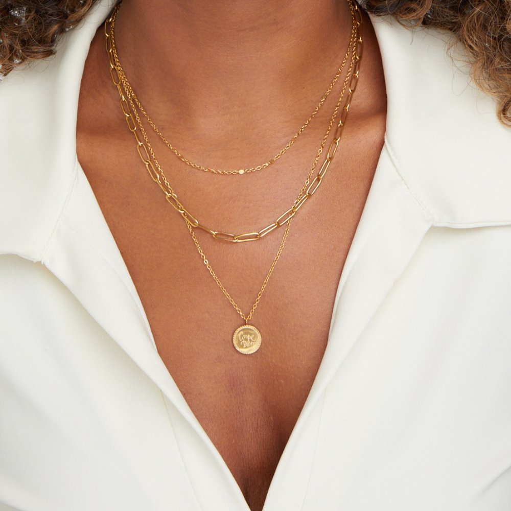 Collier superposé Geya Coin
