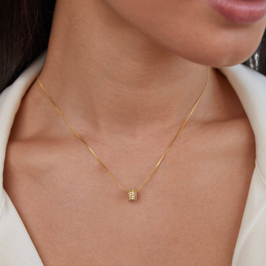 Collier en Or 18K Gigi Crystal