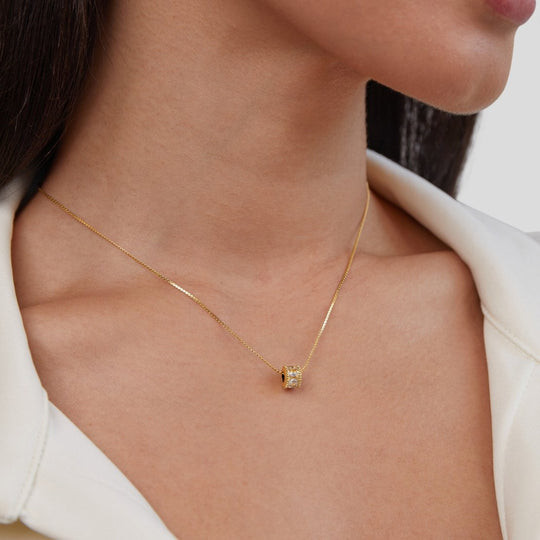 Collier en Or 18K Gigi Crystal