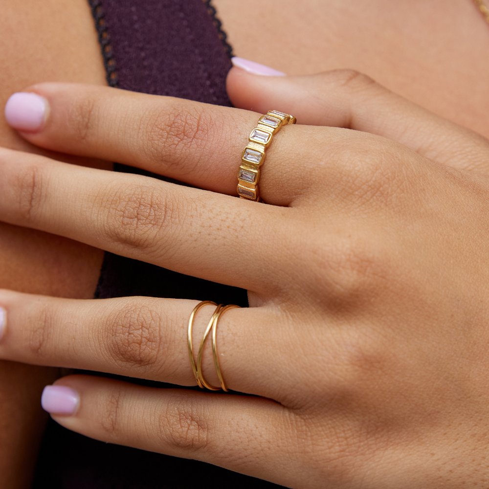 Bague en Cristal Carrée Gigi