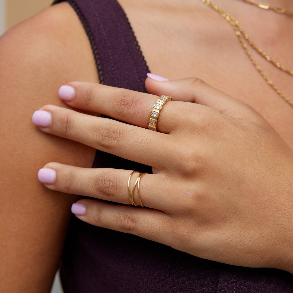 Bague en Cristal Carrée Gigi