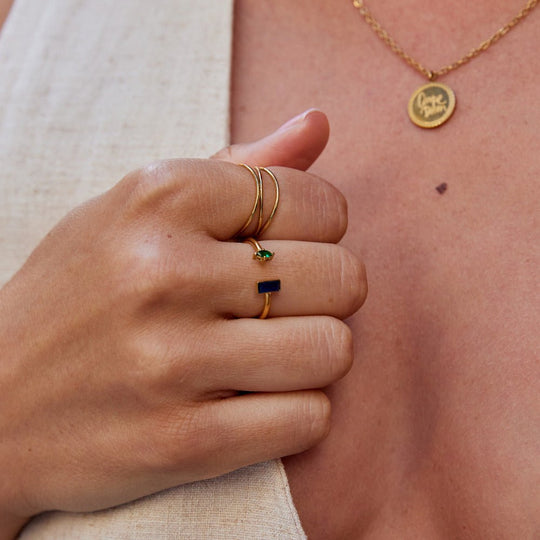 Bague en Cristal Amore Or