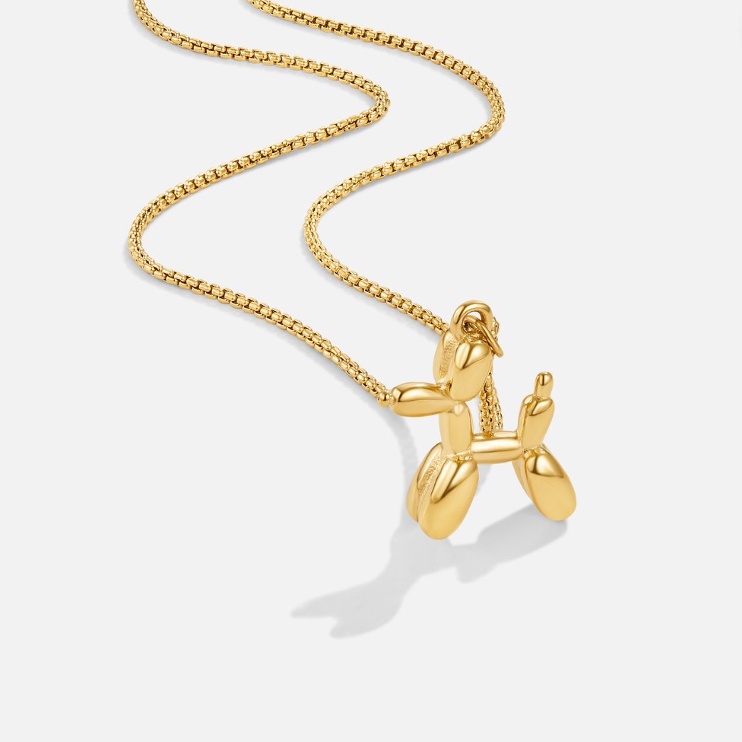 Collier Animal Ballon en Or