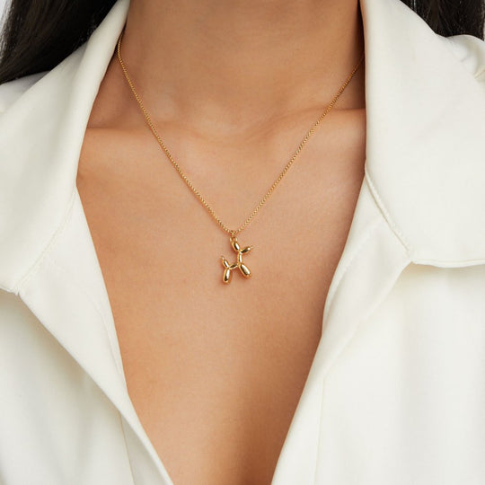 Collier Animal Ballon en Or