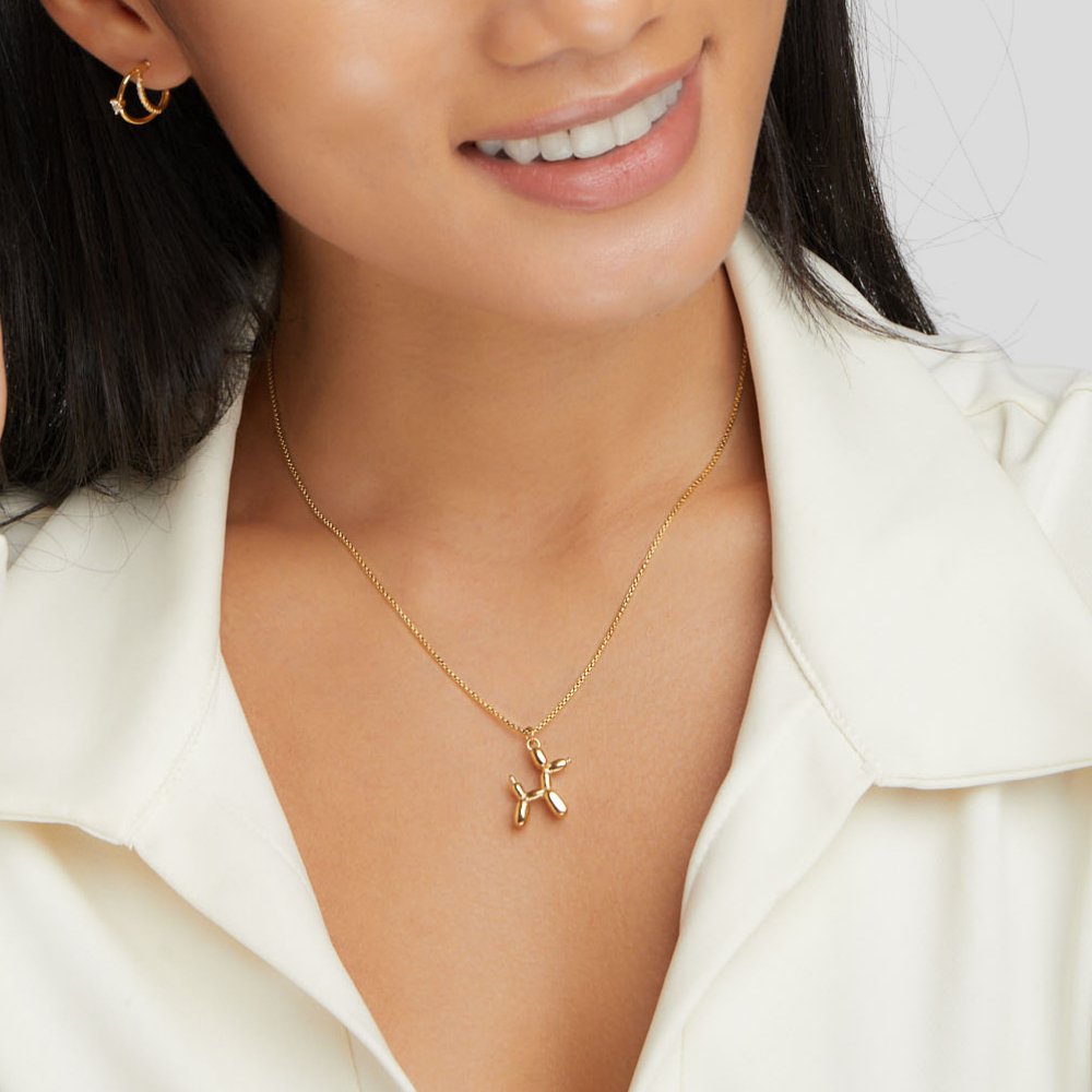 Collier Animal Ballon en Or