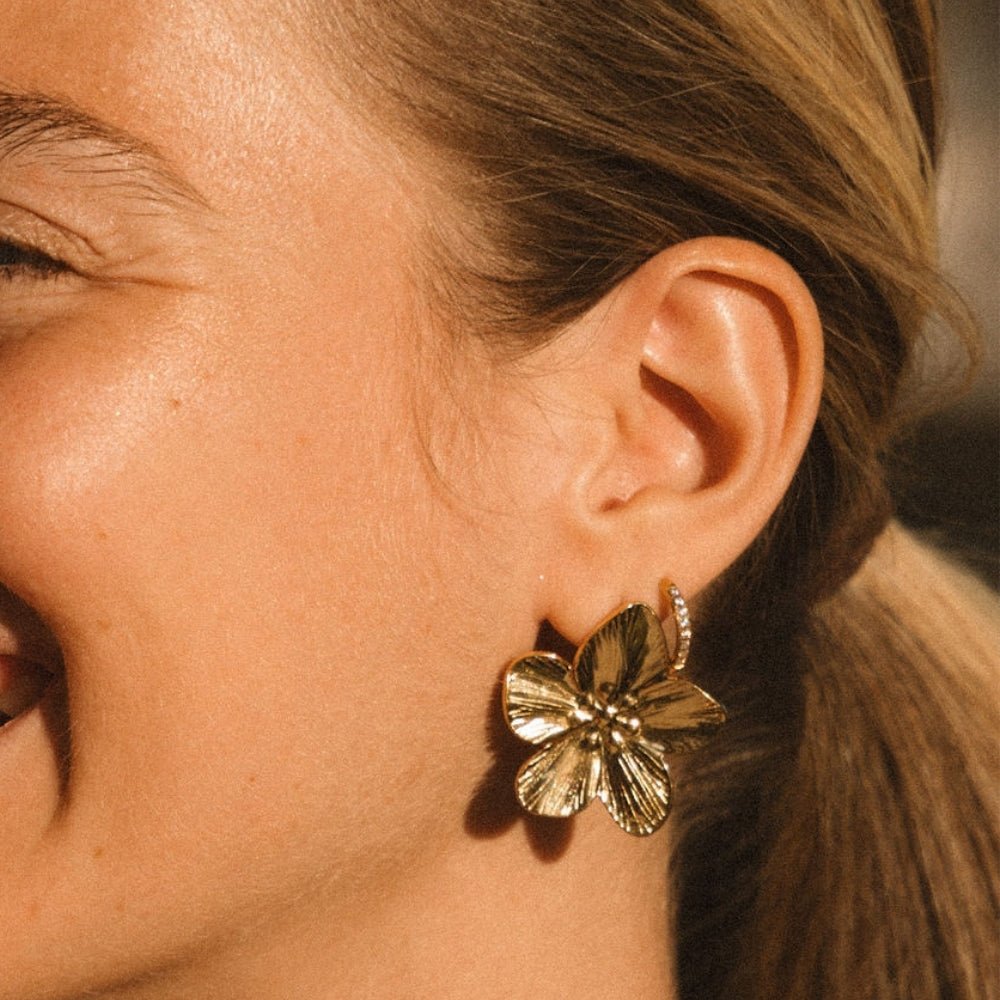 Boucles d'Oreilles Blossom en Or