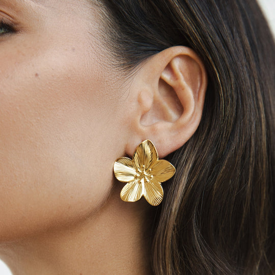 Boucles d'Oreilles Blossom en Or