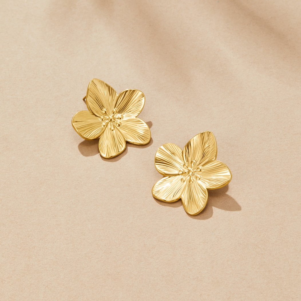 Boucles d'Oreilles Blossom en Or