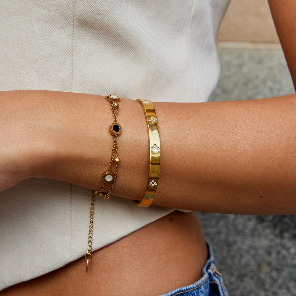 Bracelet Trèfle en Or