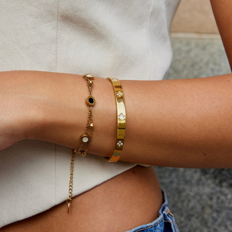Bracelet Trèfle en Or