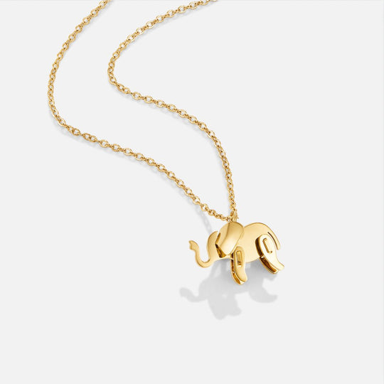Collier Éléphant en Or