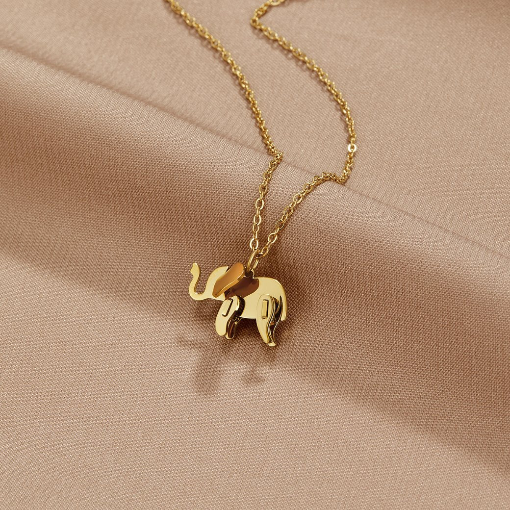 Collier Éléphant en Or
