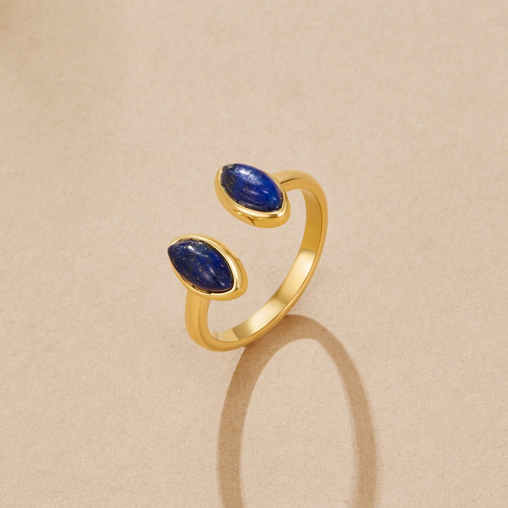 Bague en Lapis Lazuli en Or