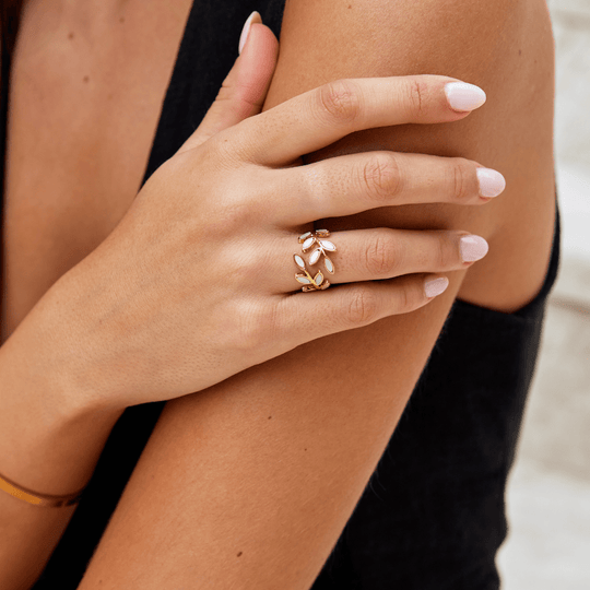 Bague en Feuille d'Or