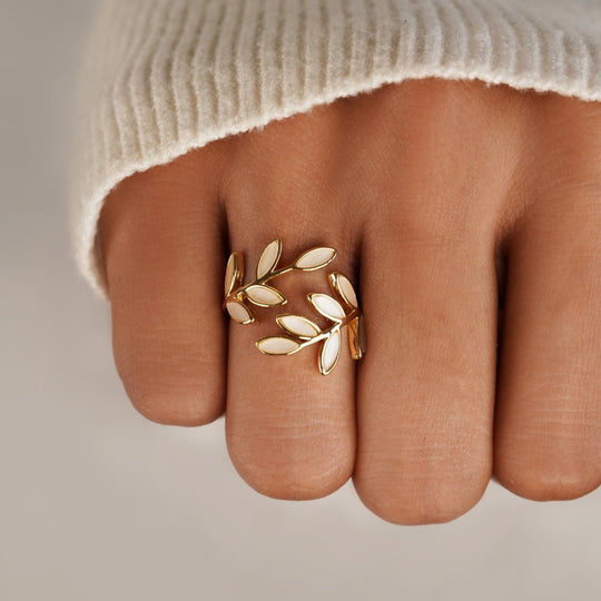 Bague en Feuille d'Or