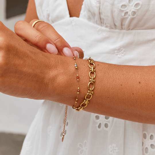 Bracelet en Chaîne à Maillons en Or
