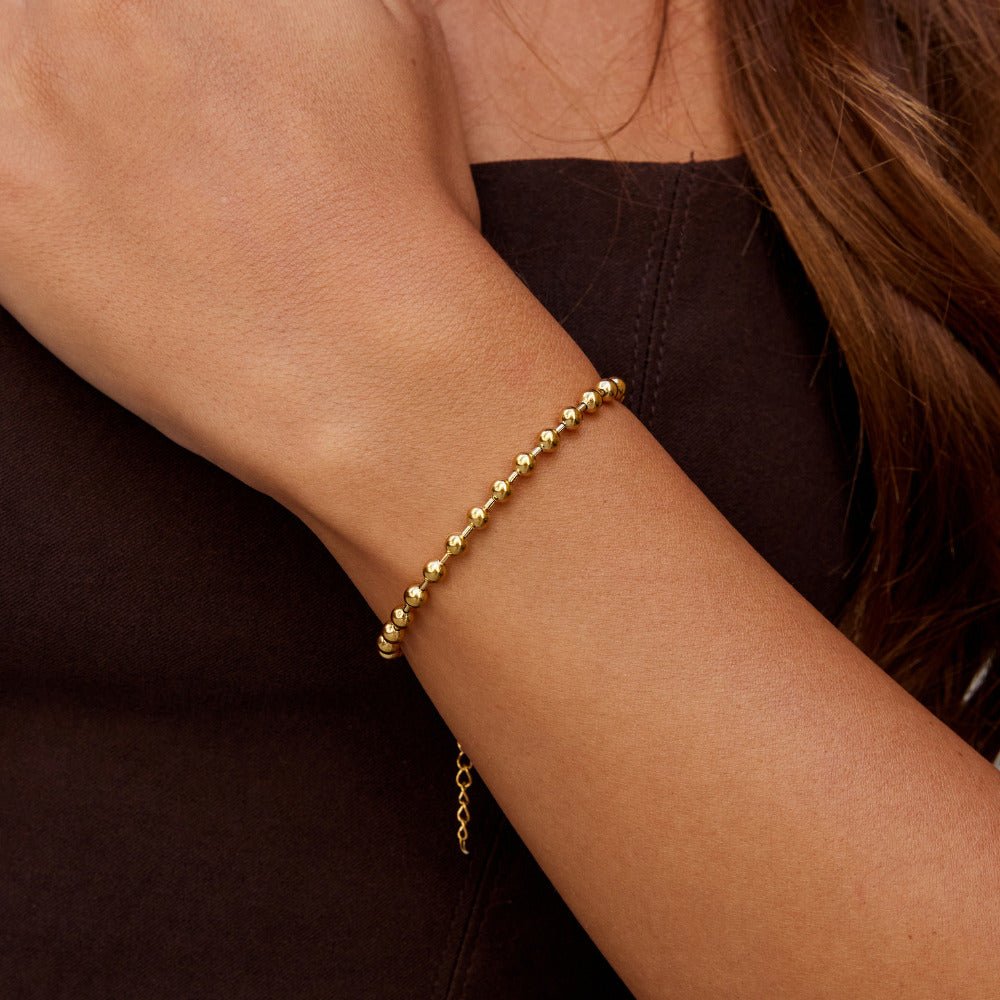 Bracelet Perles Lulu en Or