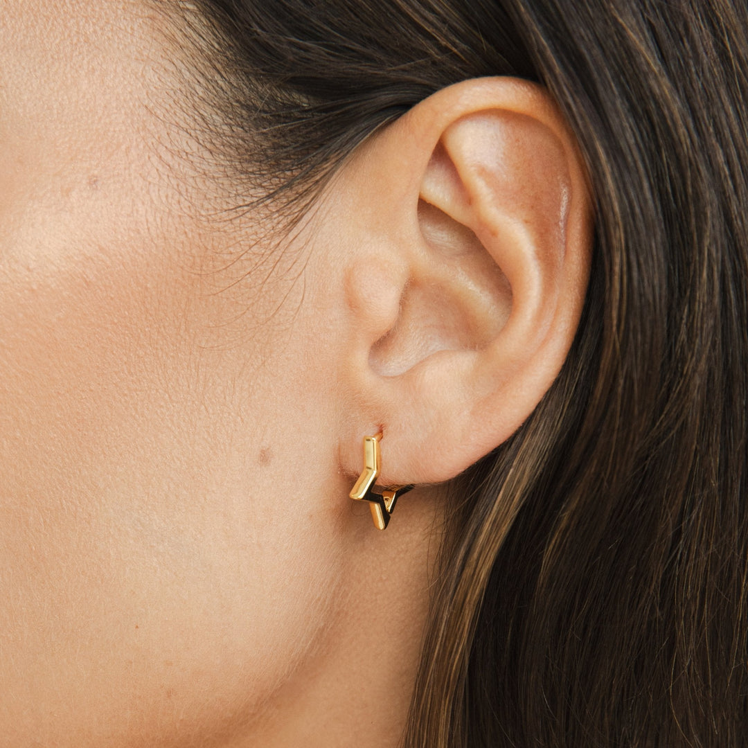 Boucles d'oreilles créoles en or