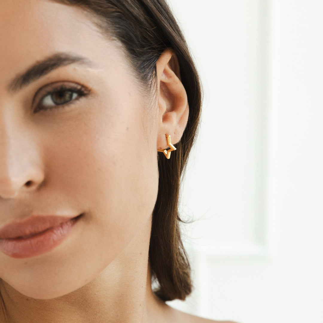 Boucles d'oreilles créoles en or