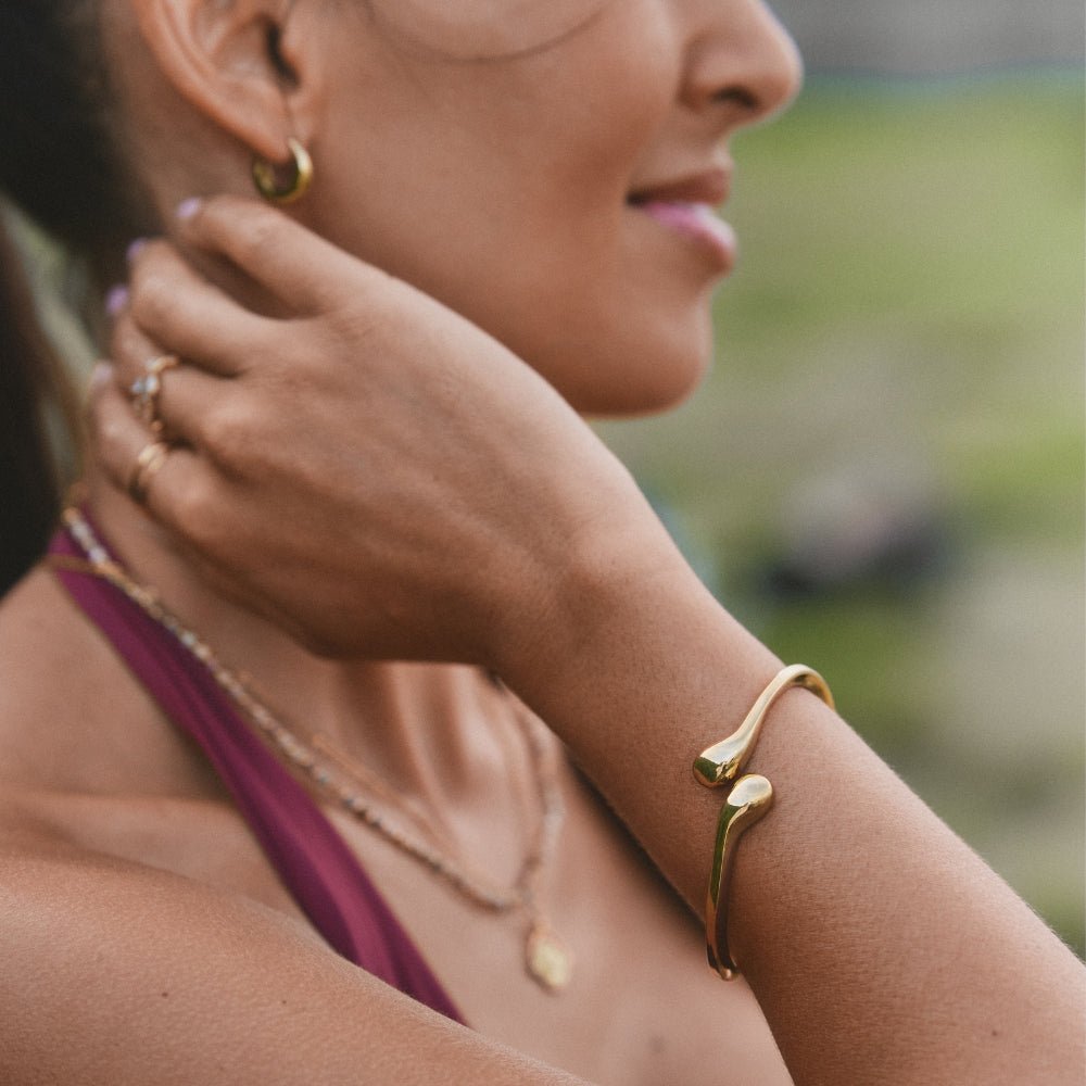 Bracelet en goutte d'or