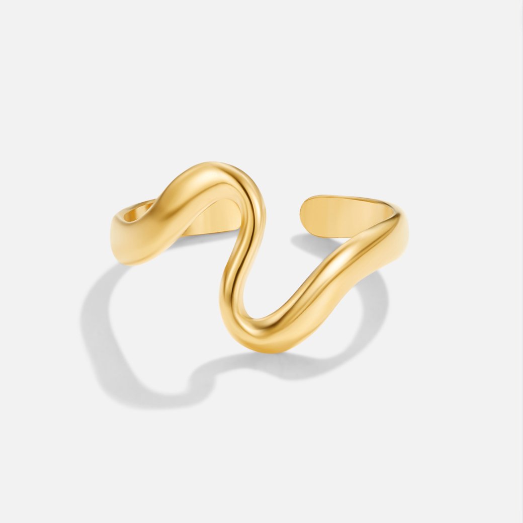 Bague Vague en Or