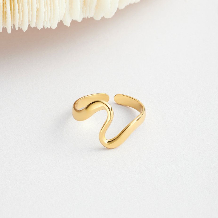 Bague Vague en Or