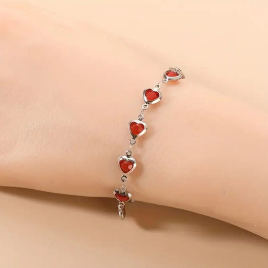 Bracelet Ophelyra Garnetelle en Or Blanc