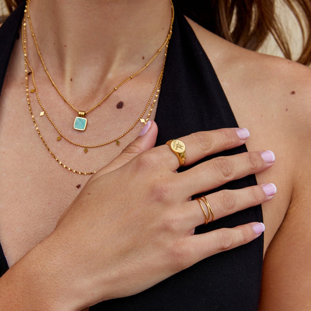 Bague Signe Colibri en Or