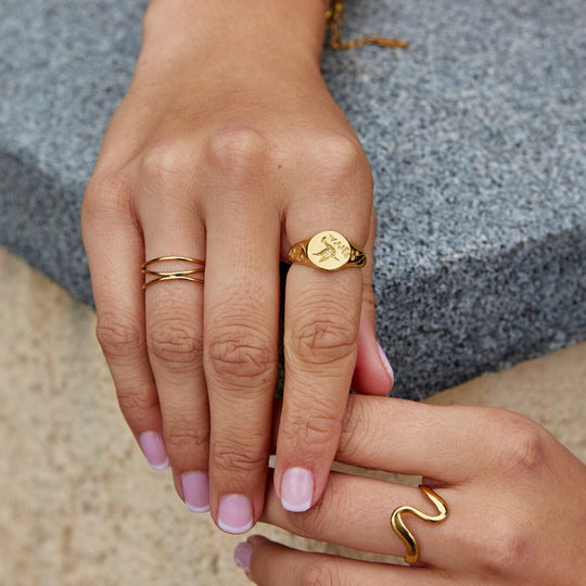 Bague Signe Colibri en Or