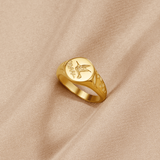 Bague Signe Colibri en Or