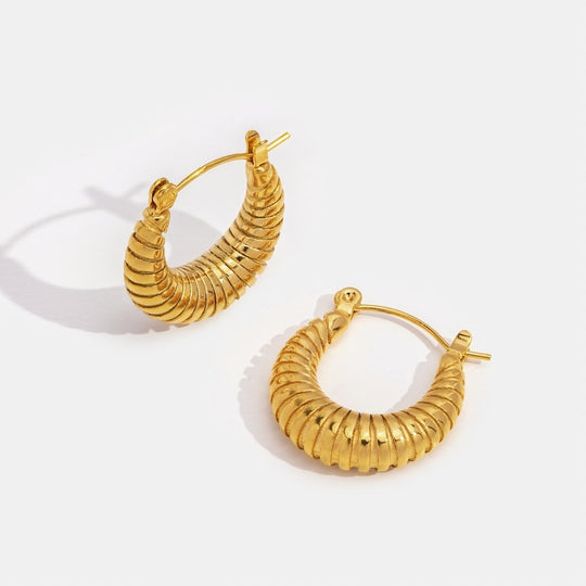 Boucles d'Oreilles Créoles Mia en Or